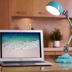Turquoise Adjustable Desk Lamp